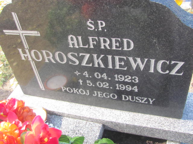 Alfred Horoszkiewicz 1923 Radwanice - Grobonet - Wyszukiwarka osób pochowanych
