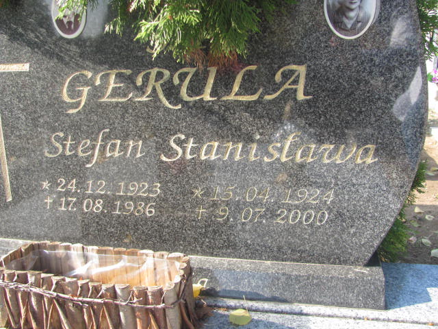 Stefan Gerula 1923 Radwanice - Grobonet - Wyszukiwarka osób pochowanych