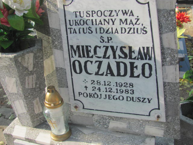 Mieczysław Oczadło 1928 Radwanice - Grobonet - Wyszukiwarka osób pochowanych