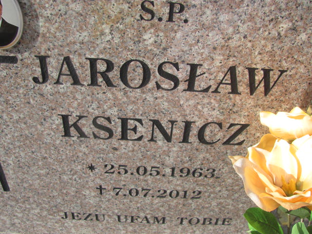 Jarosław Ksenicz 1963 Radwanice - Grobonet - Wyszukiwarka osób pochowanych