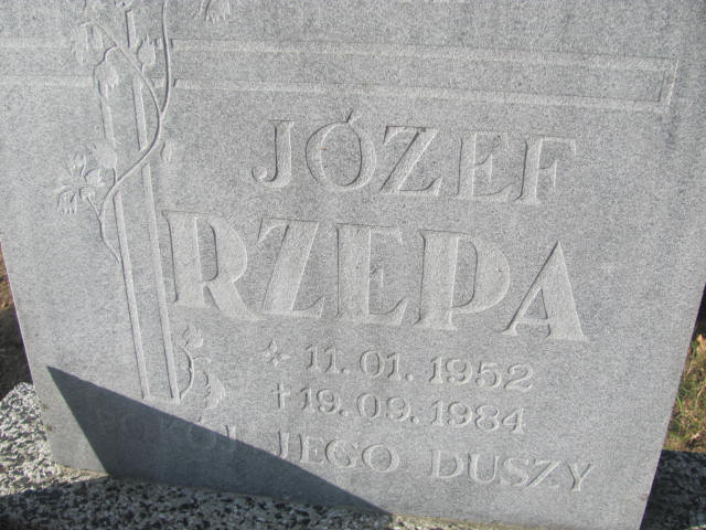 Józef Rzepa 1952 Radwanice - Grobonet - Wyszukiwarka osób pochowanych