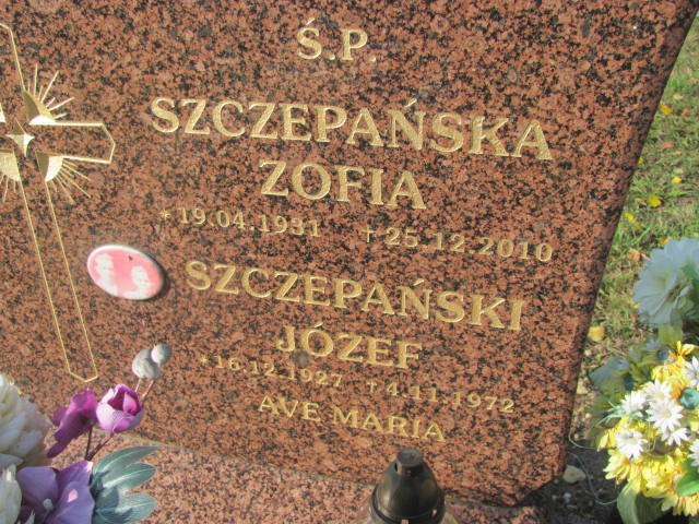 Zofia Szczepańska 1931 Radwanice - Grobonet - Wyszukiwarka osób pochowanych