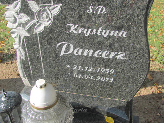 Krystyna Pancerz 1959 Radwanice - Grobonet - Wyszukiwarka osób pochowanych