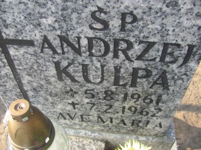 Andrzej Kulpa  1961 Radwanice - Grobonet - Wyszukiwarka osób pochowanych