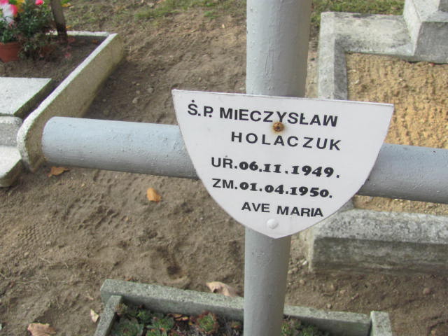 Mieczysław Holaczuk 1949 Radwanice - Grobonet - Wyszukiwarka osób pochowanych