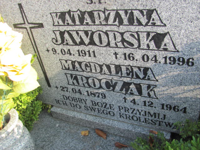 Katarzyna Jaworska 1911 Radwanice - Grobonet - Wyszukiwarka osób pochowanych
