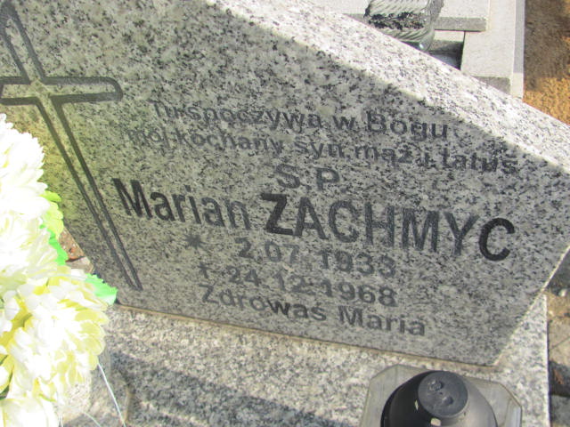 Marian Zachmyc 1933 Radwanice - Grobonet - Wyszukiwarka osób pochowanych
