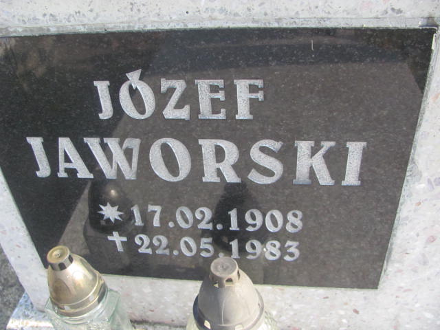 Józef Jaworski 1908 Radwanice - Grobonet - Wyszukiwarka osób pochowanych